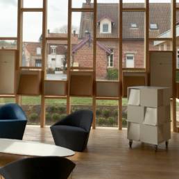 Bibliothèque médiathèque - Mot de passe mobilier